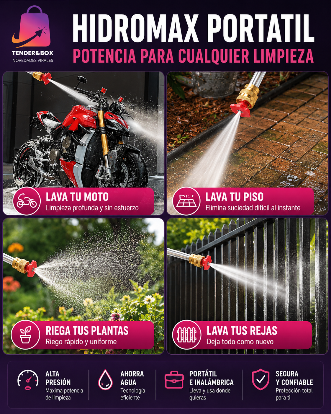 HIDROLAVADORA PROMAX 360V PORTÁTIL